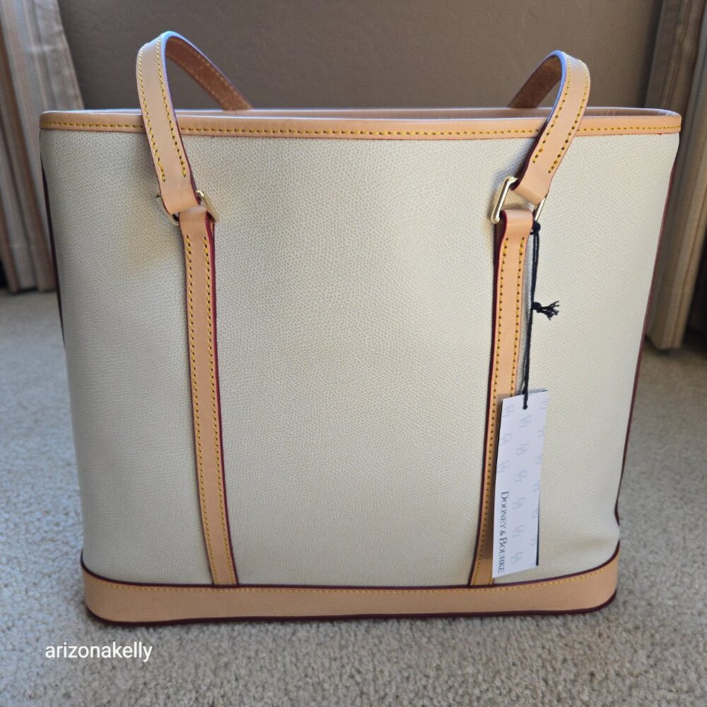 NWT Dooney & Bourke Whitney Tote Bone Leather - Picture 12 of 16